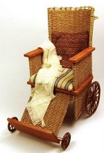 wicker wheelchair